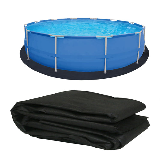 Ogrmar 15FT Round Pool Liner Pad for Above Ground Swimming Pools, Prevent Punctures and Extend The Life of Swimming Pool or Hot Tub Liner (15FT)