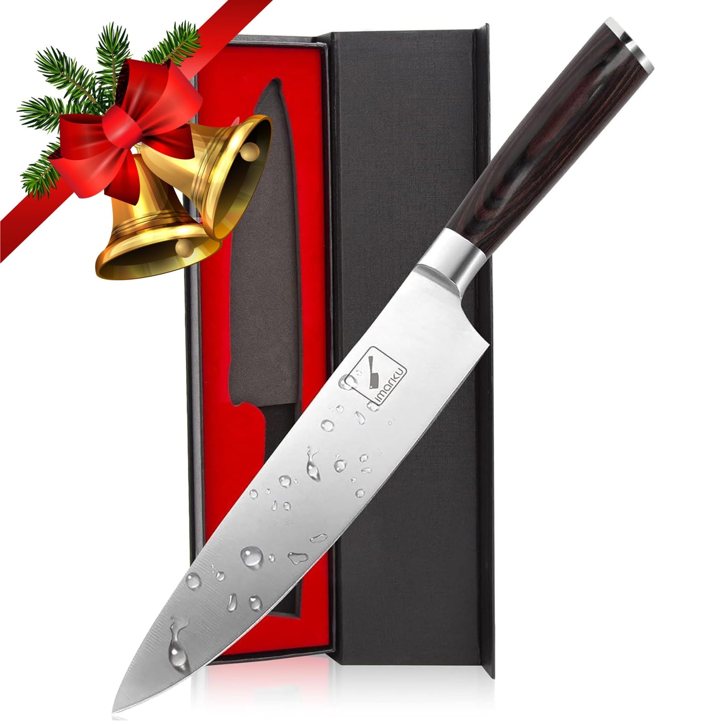 imarku Chef Knife - 8 Inch Home Essentials Sharp Kitchen knife HC Steel Japanese Knife Paring knife, Christmas Gifts for Women/Men, Birthday Gifts for Mom/Dad, Kitchen Gadgets with Premium Gift Box