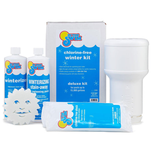 In The Swim Pool Closing Kit - Winterizing Chemicals for Above Ground and In-Ground Pools - Up to 15,000 Gallons