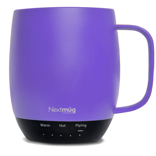 Nextmug - Temperature-Controlled, Self-Heating Coffee Mug (Violet - 14 oz.)