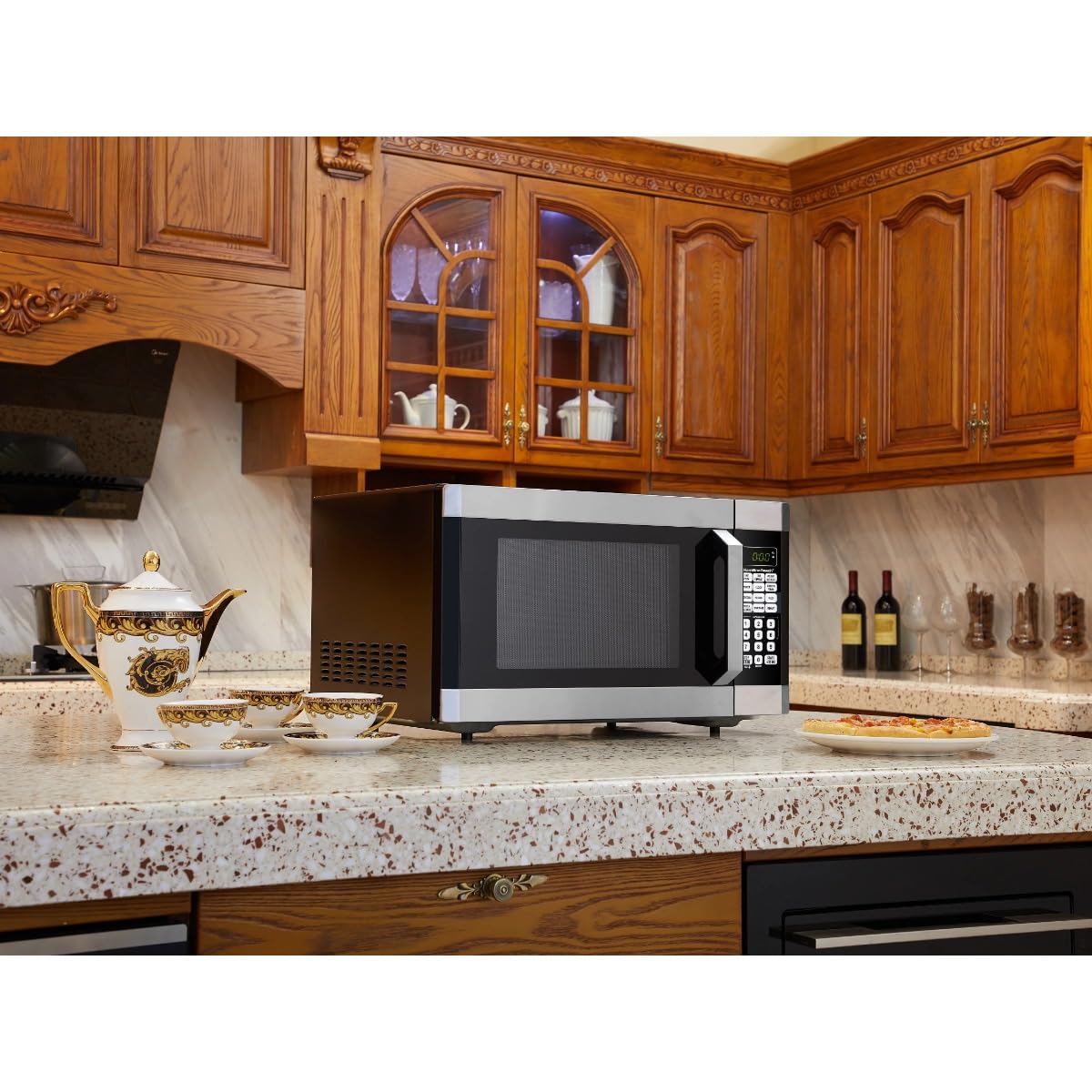 1.6 Cu. ft. Digital Microwave Oven, Stainless Steel