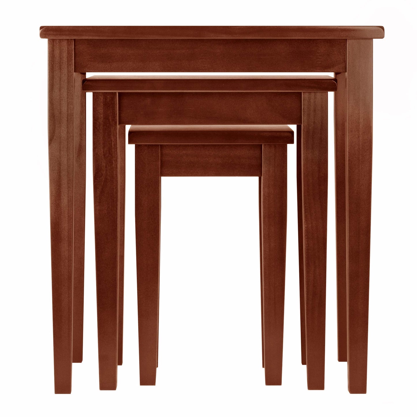 Winsome Wood Regalia Accent Table, Walnut, 14.9"D x 20"W x 21.6"H