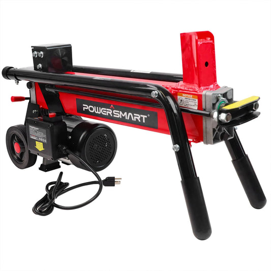 PowerSmart PS9006 Electric 6-Ton Log Splitter, Red