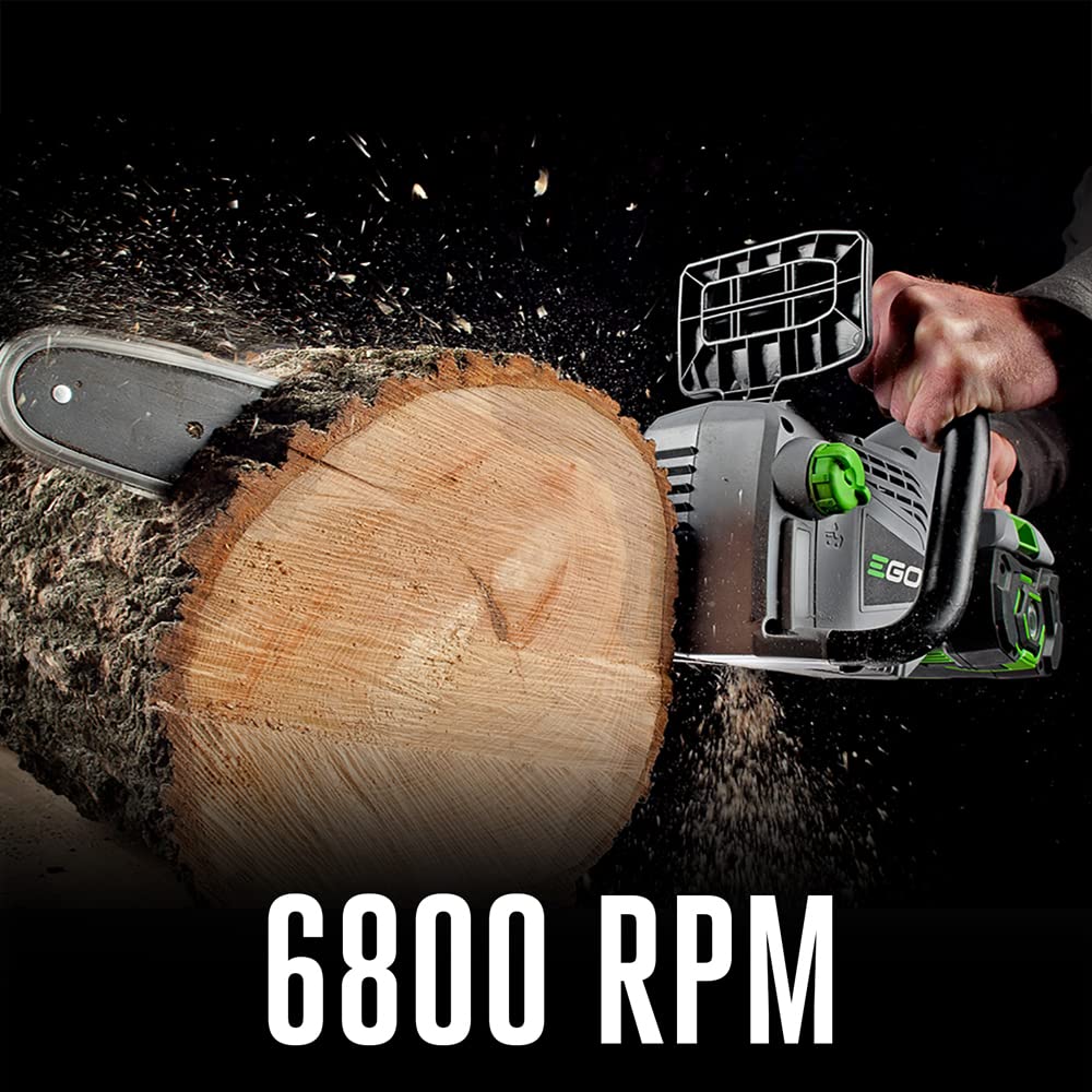 EGO Power+ CS1401 14-Inch 56-Volt Lithium-Ion Cordless Chain Saw 2.5Ah Battery and Charger Included, Black