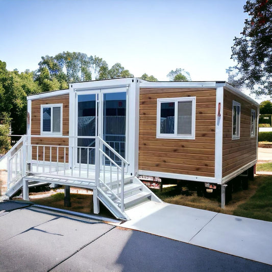 Prefabricated Tiny Container House on Amazon- Casa de Patio- Sheds and Tiny House- Modular Homes (40x40FT)
