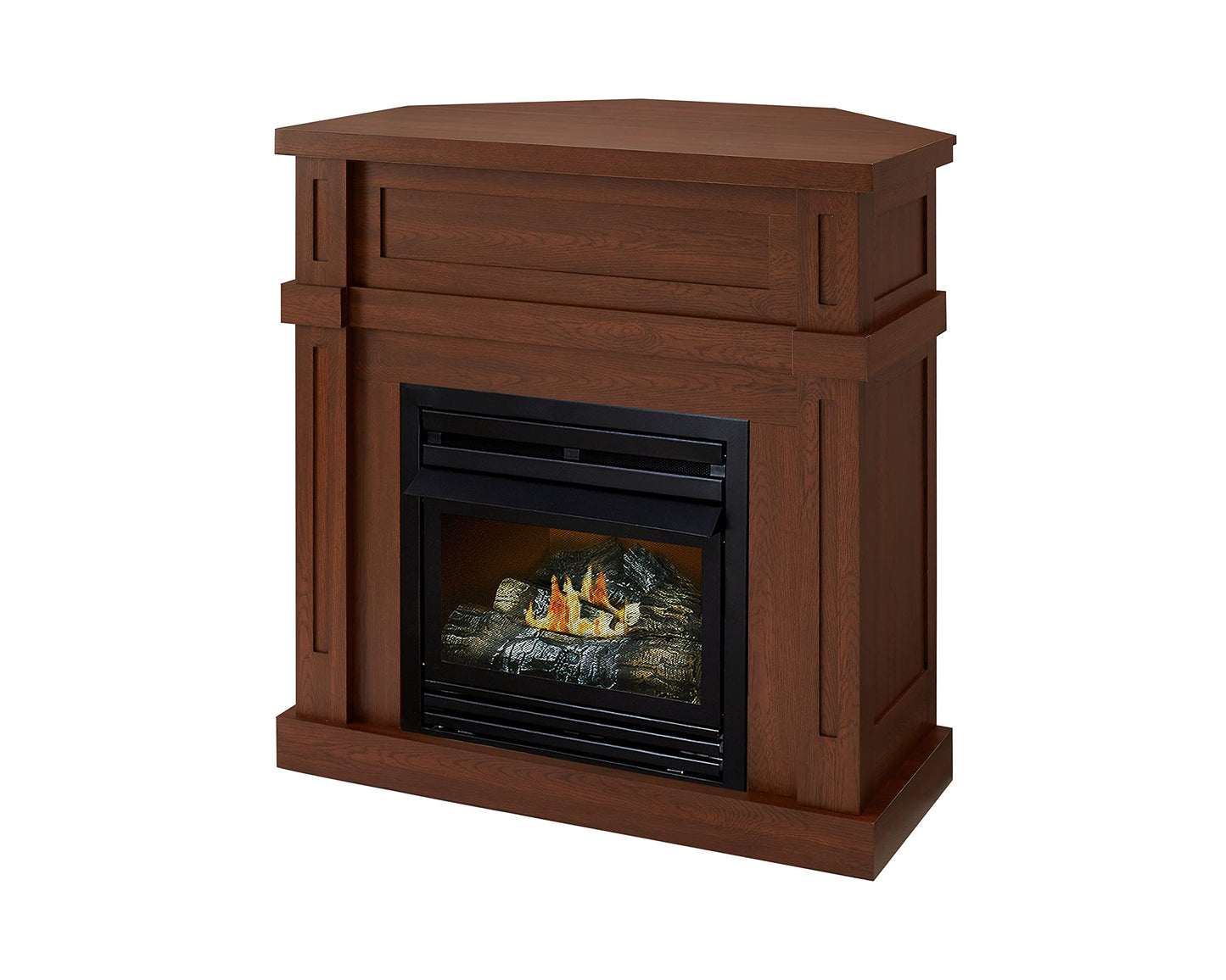 36" Vent-Free Dual Fuel Gas Fireplace - Harvest Oak