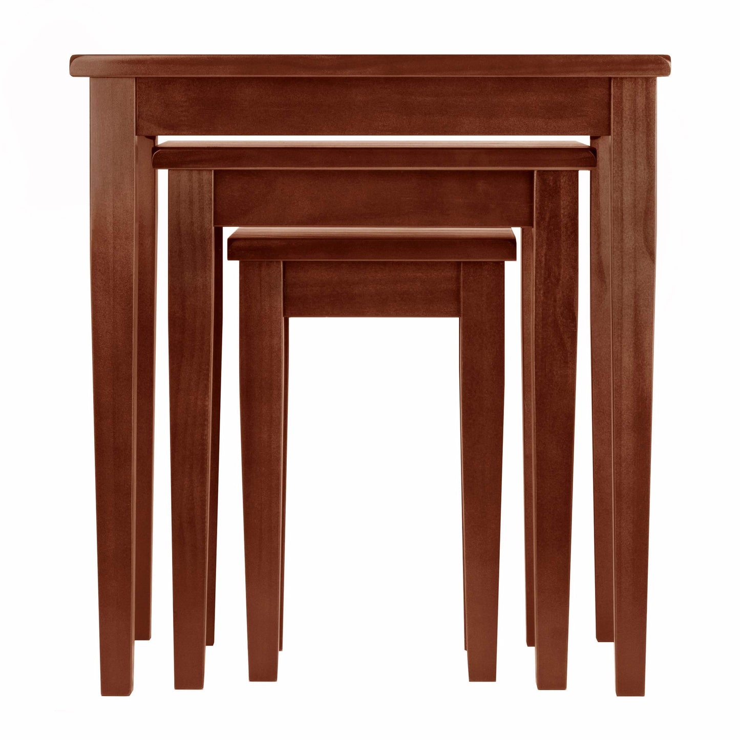 Winsome Wood Regalia Accent Table, Walnut, 14.9"D x 20"W x 21.6"H