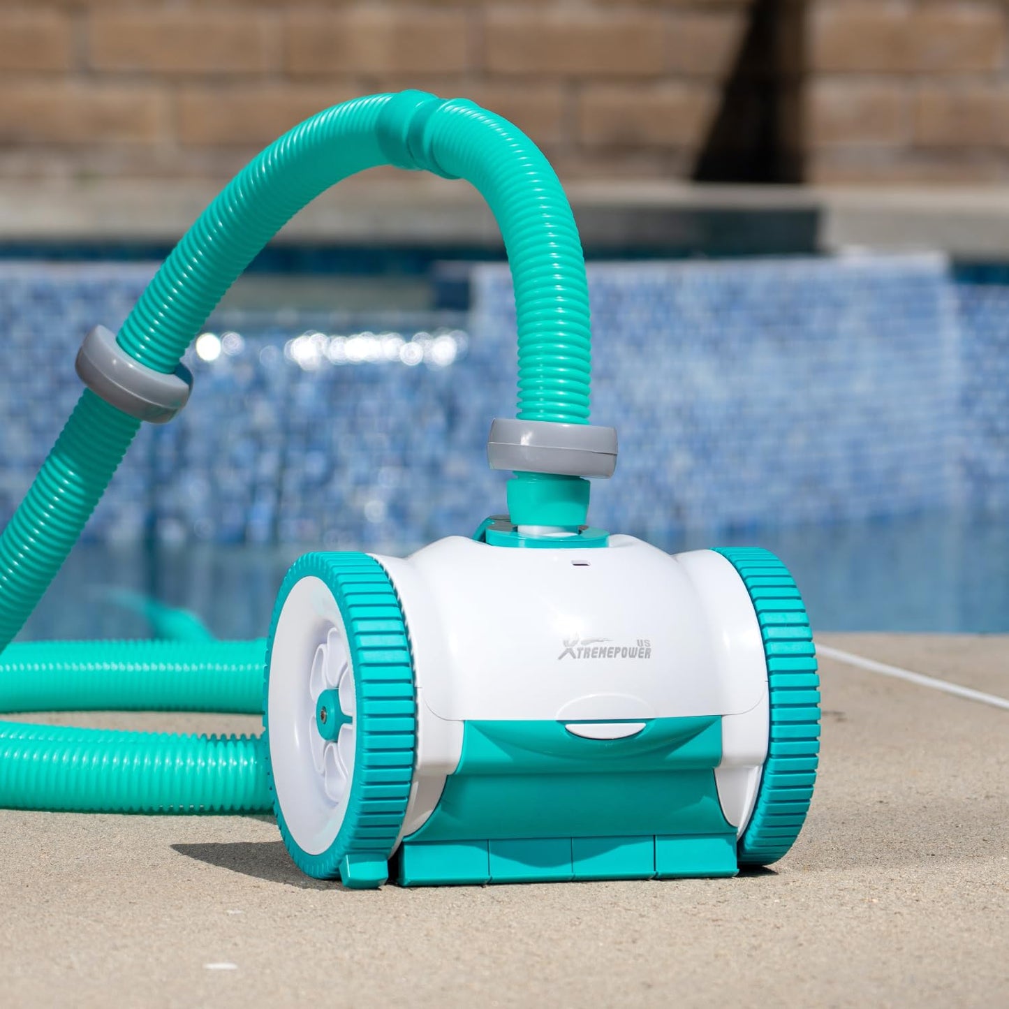 XtremepowerUS Automatic Sweeper Pool Vacuum Suction-Side Automatic Cleaner w/ 39' ft Hose for In-Ground Swimming Pool up to 16 x 24 ft. Pool