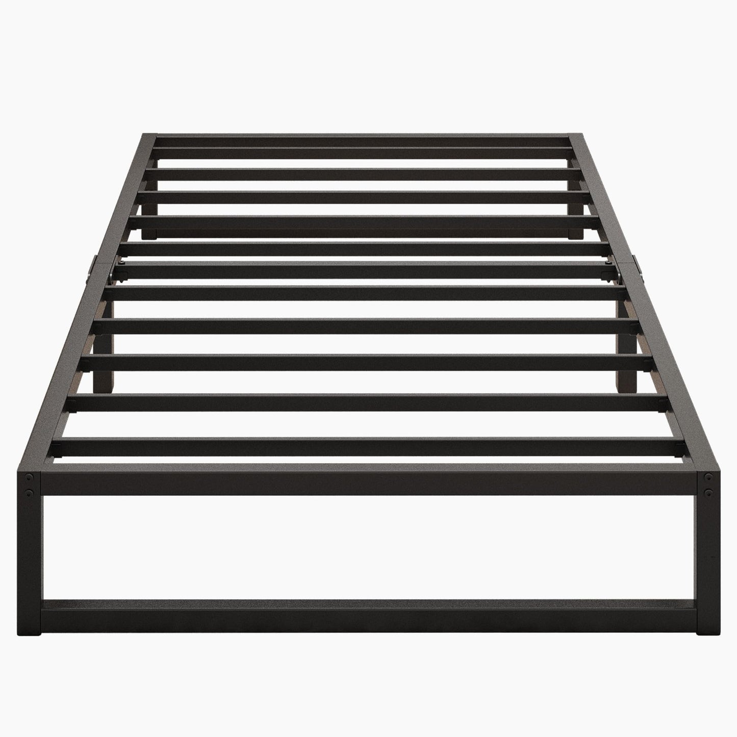 Lutown-Teen 9 Inch Twin XL Bed Frames Heavy Duty Sturdy Metal Platform Bed Frame No Box Spring Needed, Noise Free, Easy Assembly, Black