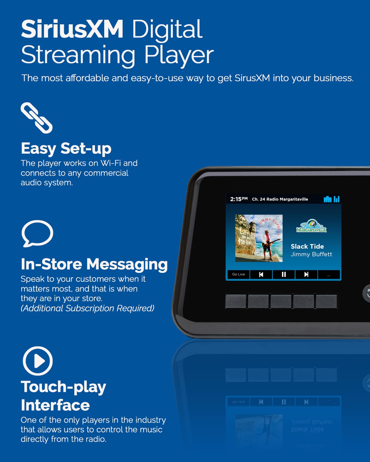 SiriusXM GDI-SXBR3 Music for Business Internet Radio