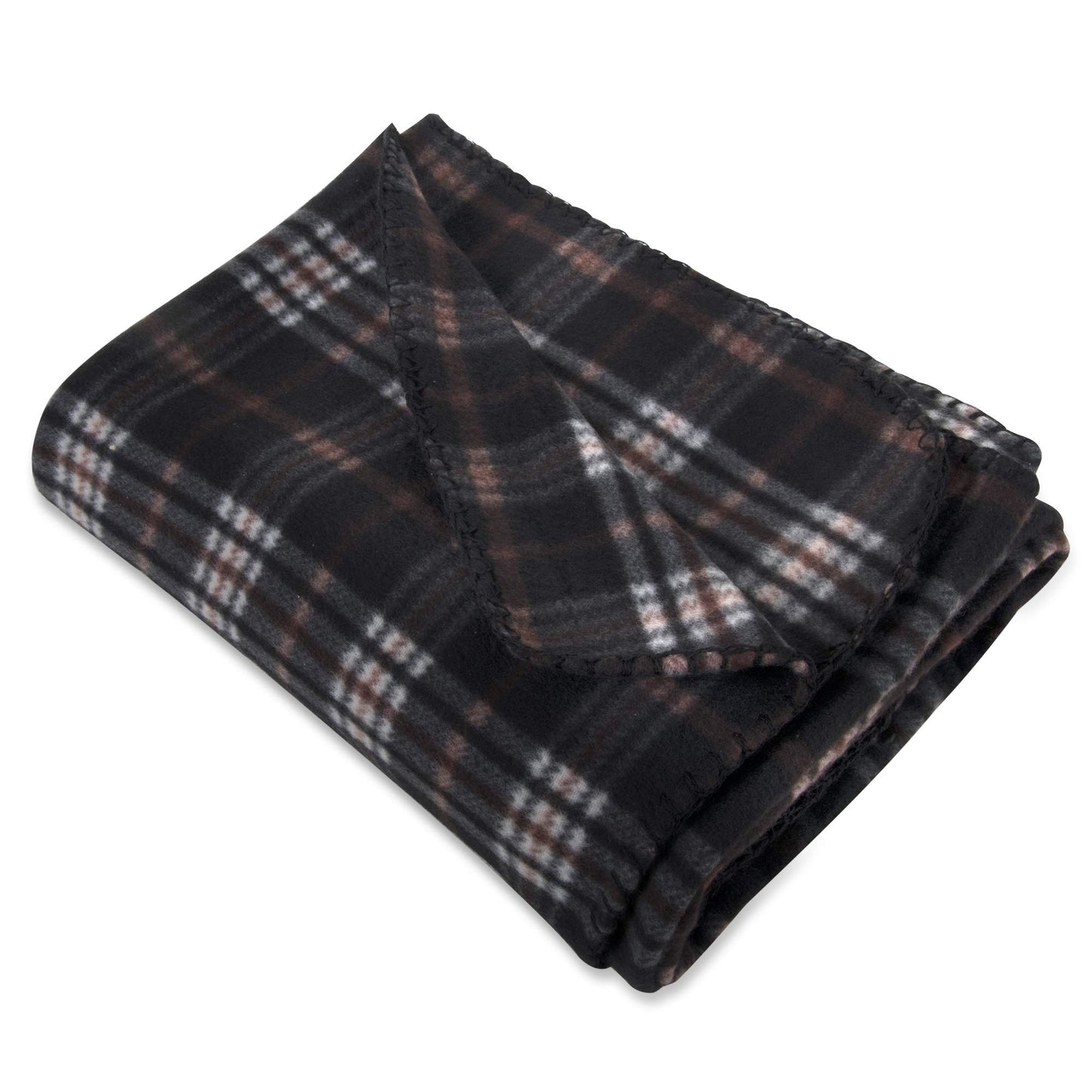 24 Pack Bulk Plaid Sherpa Fleece Throw Blankets 50 x 60 for Wedding Guests, Homeless, Pets | Plaid Fleece Throw Blankets Bulk (Assorted Plaids)