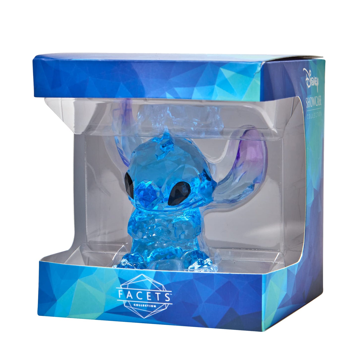 Enesco Facets Disney Lilo and Stitch Figurine, 3.5 Inch, Blue