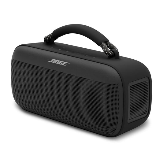 Bose SoundLink Max Portable Speaker, Large Waterproof Bluetooth Speaker, Up to 20 Hours of Battery Life, USB-C, Built-in 3.5mm AUX Input, Black