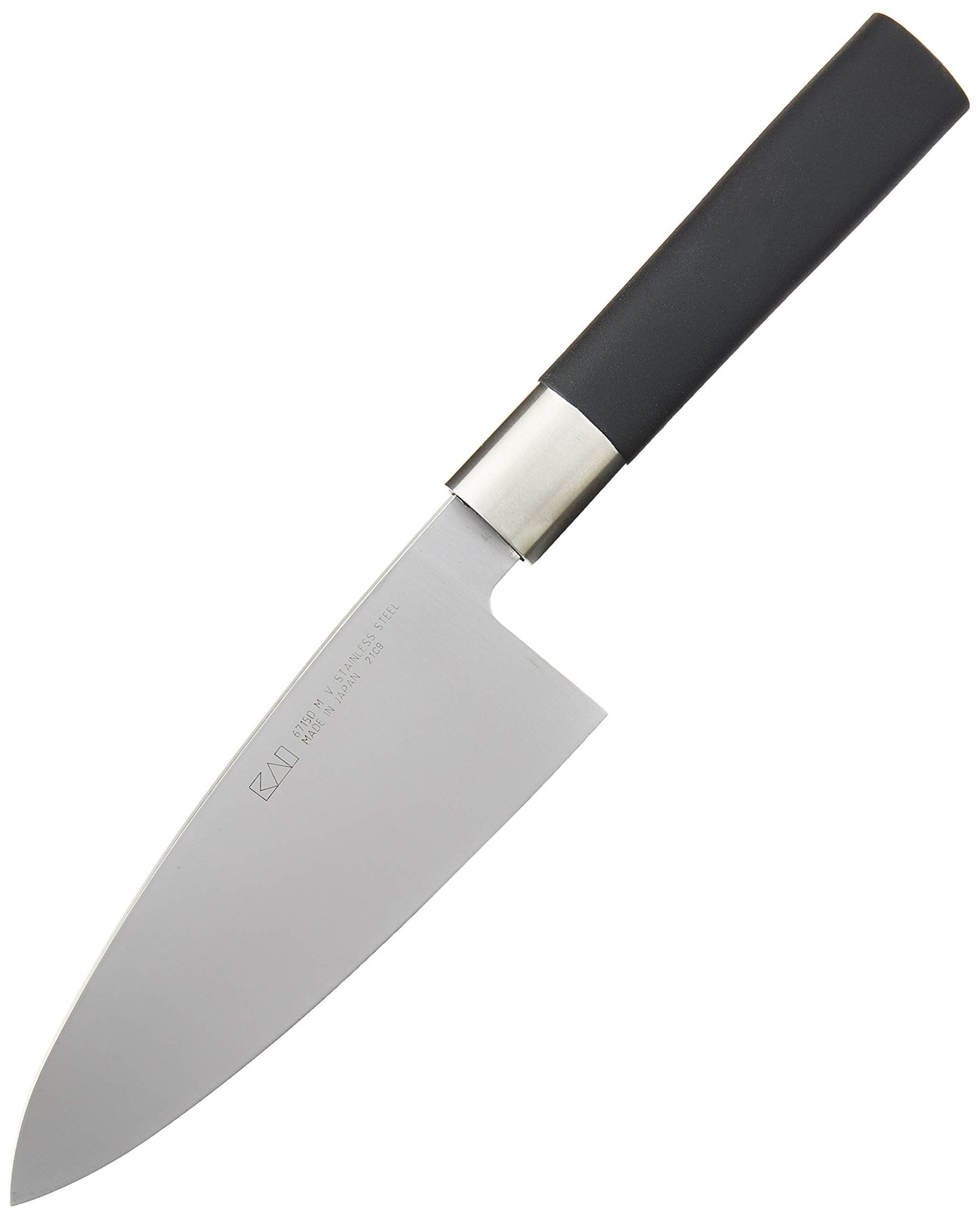 Kai Wasabi Deba Knife 6", Traditional Japanese Knife For Fish And Poultry, Stainless Steel Blade, Comfortable Handle, Handcrafted Japanese Kitchen Knives