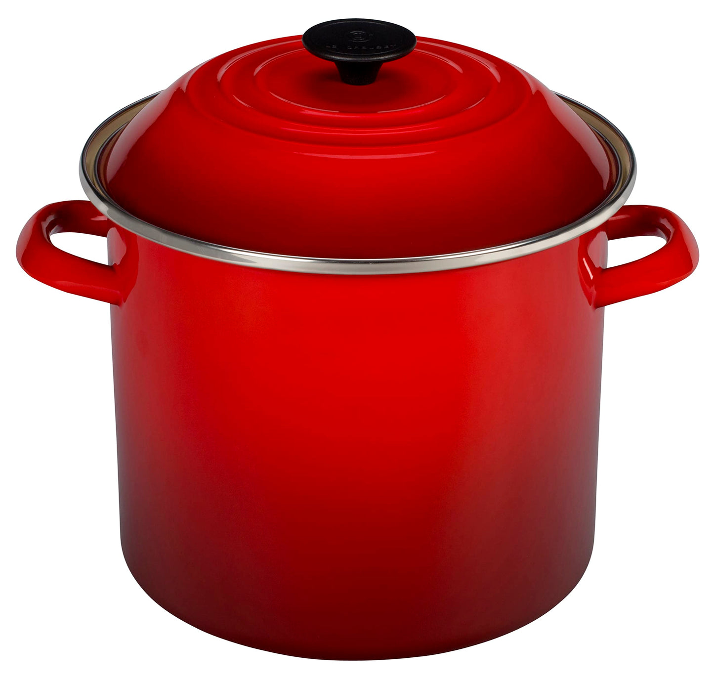 Le Creuset Enamel On Steel Stockpot, 16 qt., Cerise