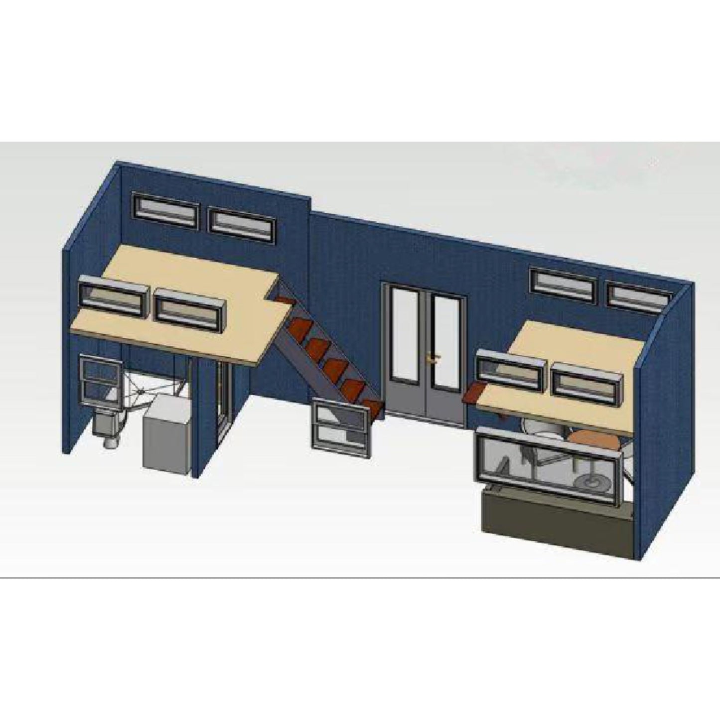 Mountain Style Modular Container Camper Portable Trailer Mobile Tiny Home House on Wheels Mobile House,Size 7.8 * 2.3 * 4.2 M,Fully Furnished Kitchen and Bathroom! (DP HustleX)
