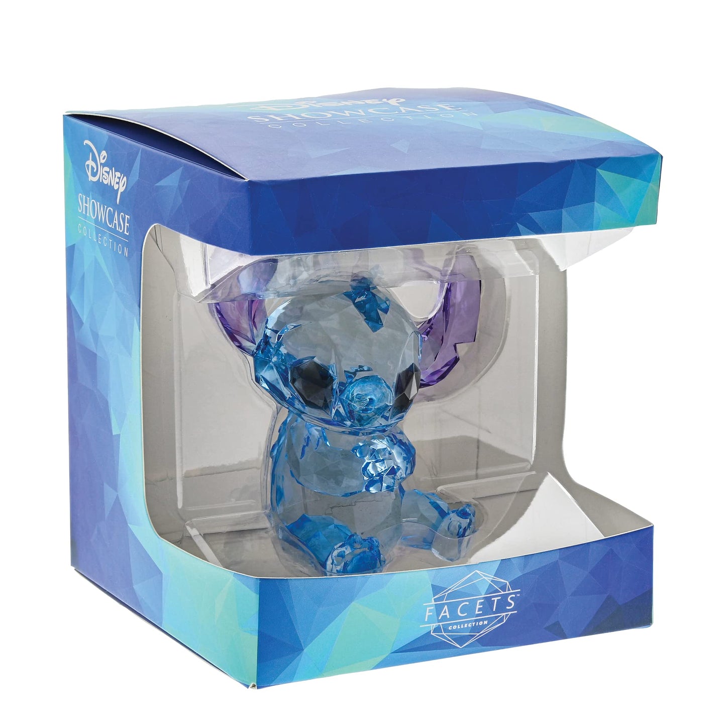 Enesco Facets Disney Lilo and Stitch Figurine, 3.5 Inch, Blue