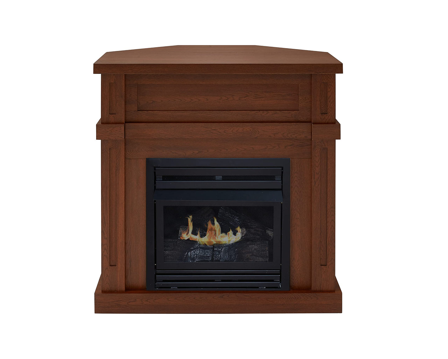 36" Vent-Free Dual Fuel Gas Fireplace - Harvest Oak