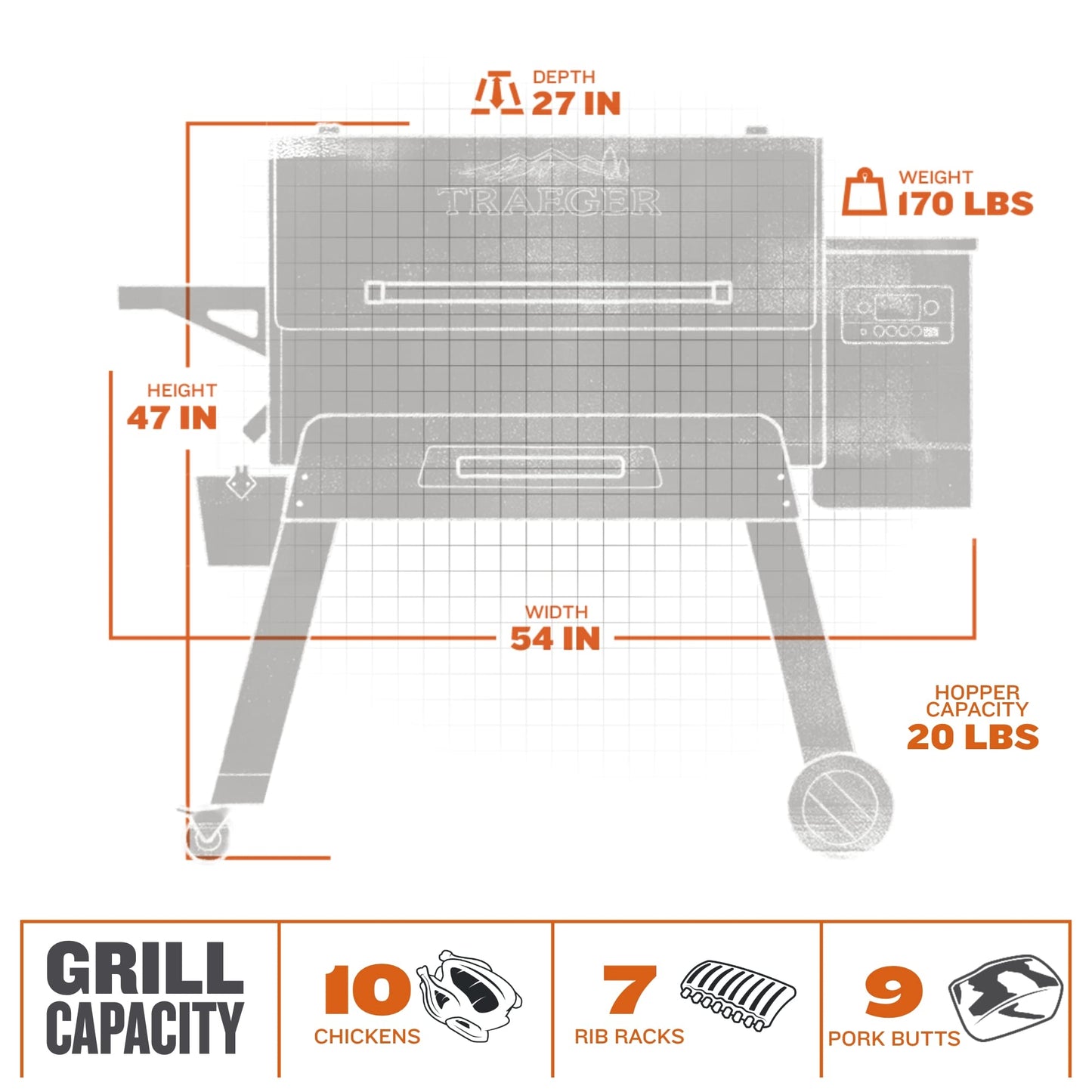 Traeger Grills Ironwood 885 Electric Wood Pellet Grill and Smoker with WiFi and App Connectivity