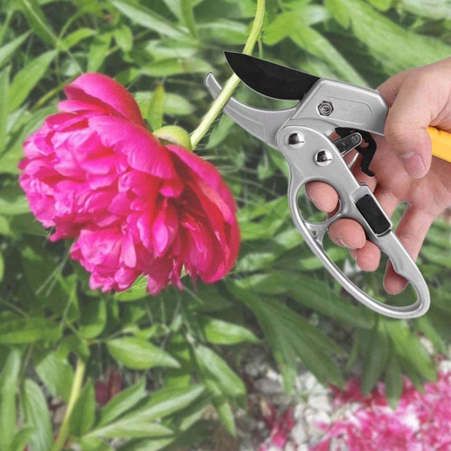 MEPEREZ garden clippers, German style, make gardening tasks three times simpler, individuals with arthritis or weakened hand strength, also suitable for those with smaller hands for pruning purposes