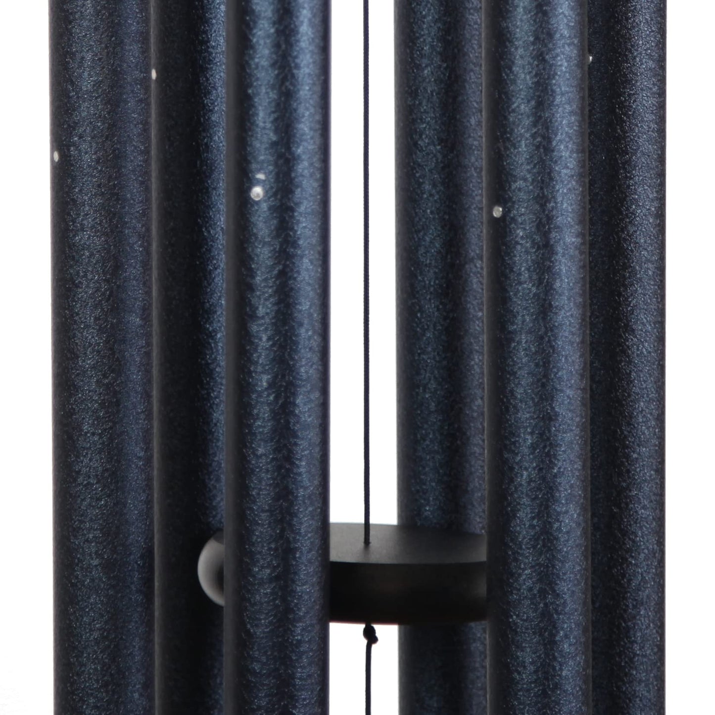 Corinthian Bells by Wind River – 44 inch Midnight Blue Wind Chime for Patio, Backyard, Garden, and Outdoor Decor (Aluminum Chime) Made in The USA