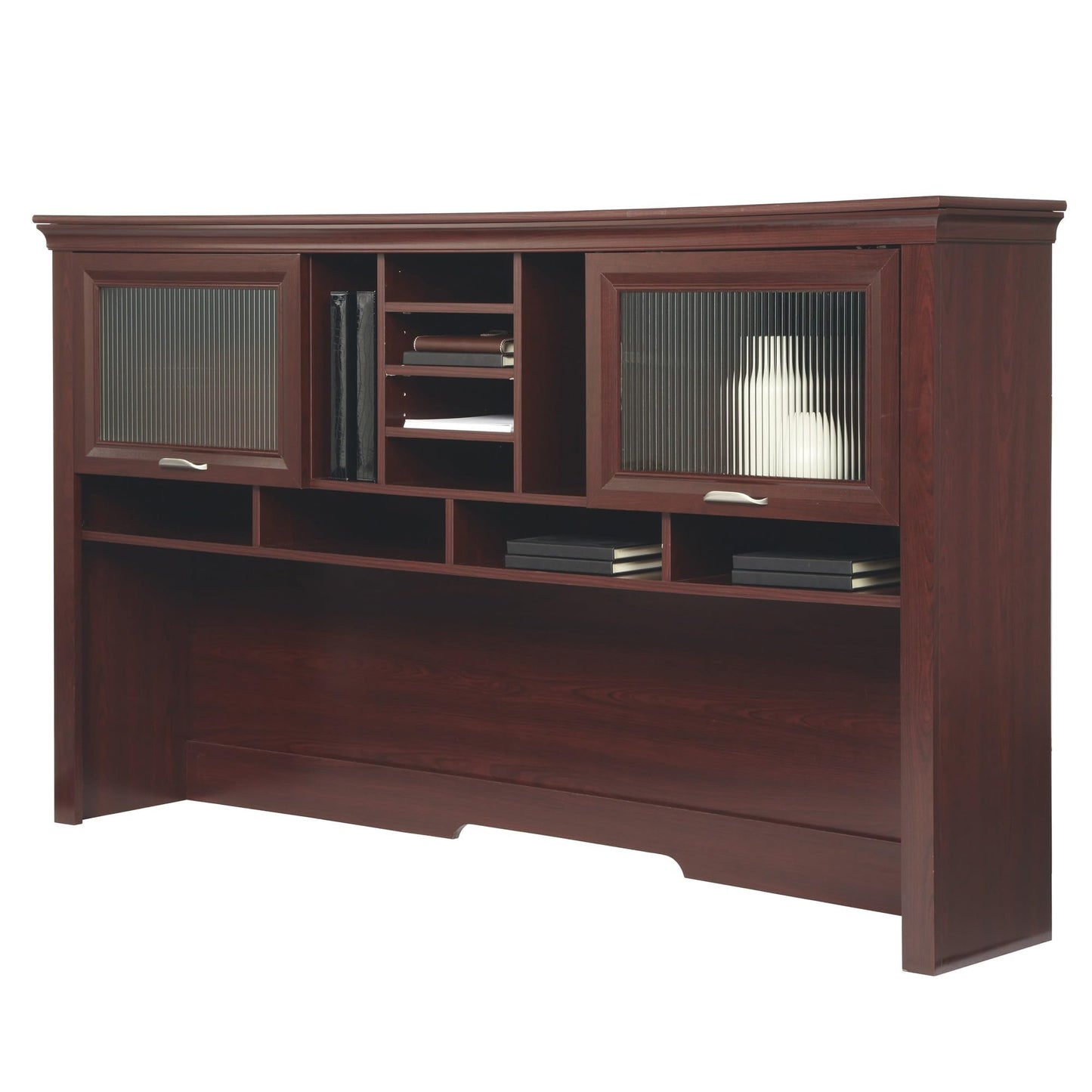 Realspace® Magellan Performance 71"W Hutch for L-Desk, Cherry