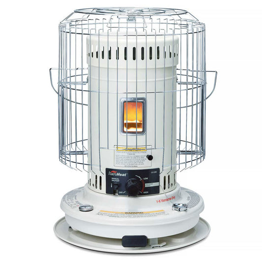 Sengoku Indoor & Outdoor Kerosene Heater, 23,500 BTU, Portable Use, White