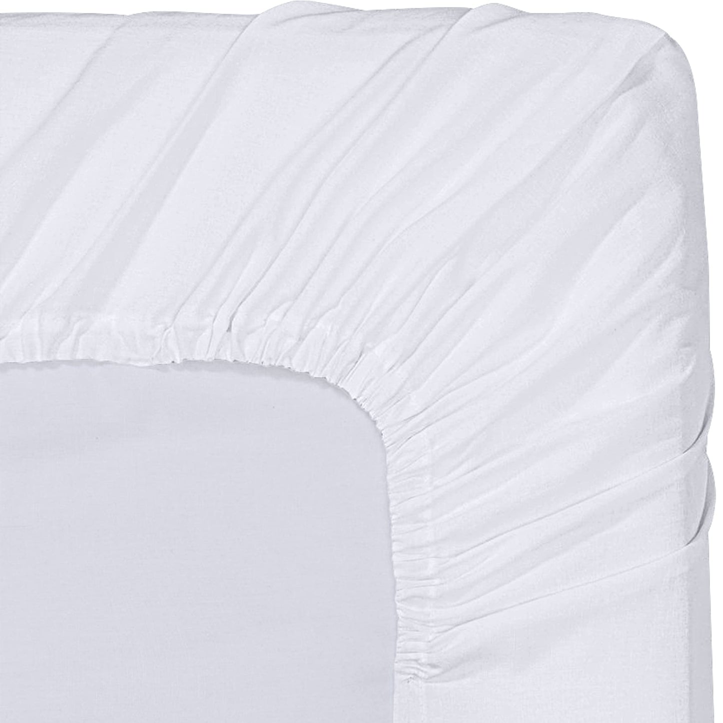 Utopia Bedding King Fitted Sheet - Bottom Sheet - Deep Pocket - Soft Microfiber -Shrinkage and Fade Resistant-Easy Care -1 Fitted Sheet Only (White)