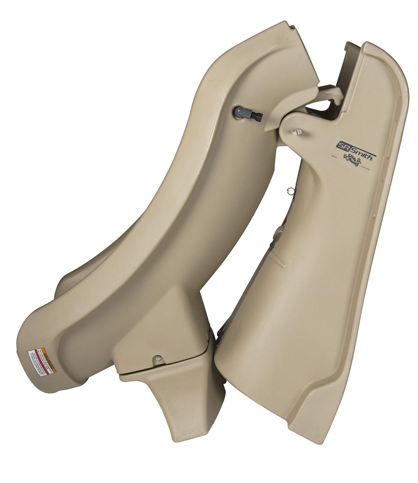 S.R. Smith 660-209-5810 SlideAway Removable In-Ground Pool Slide, Taupe