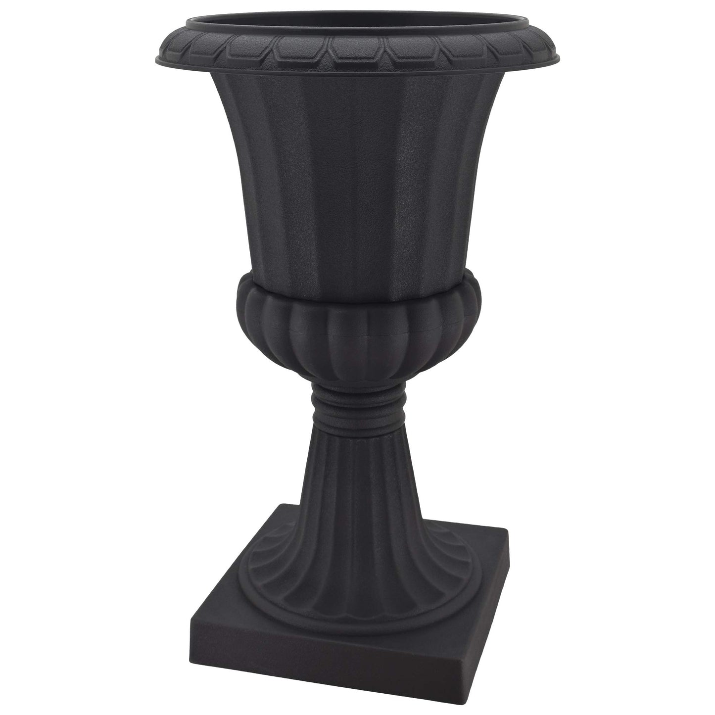 Arcadia Garden Products PL50BK-2 Deluxe Plastic Urn(Pack of 2), Black