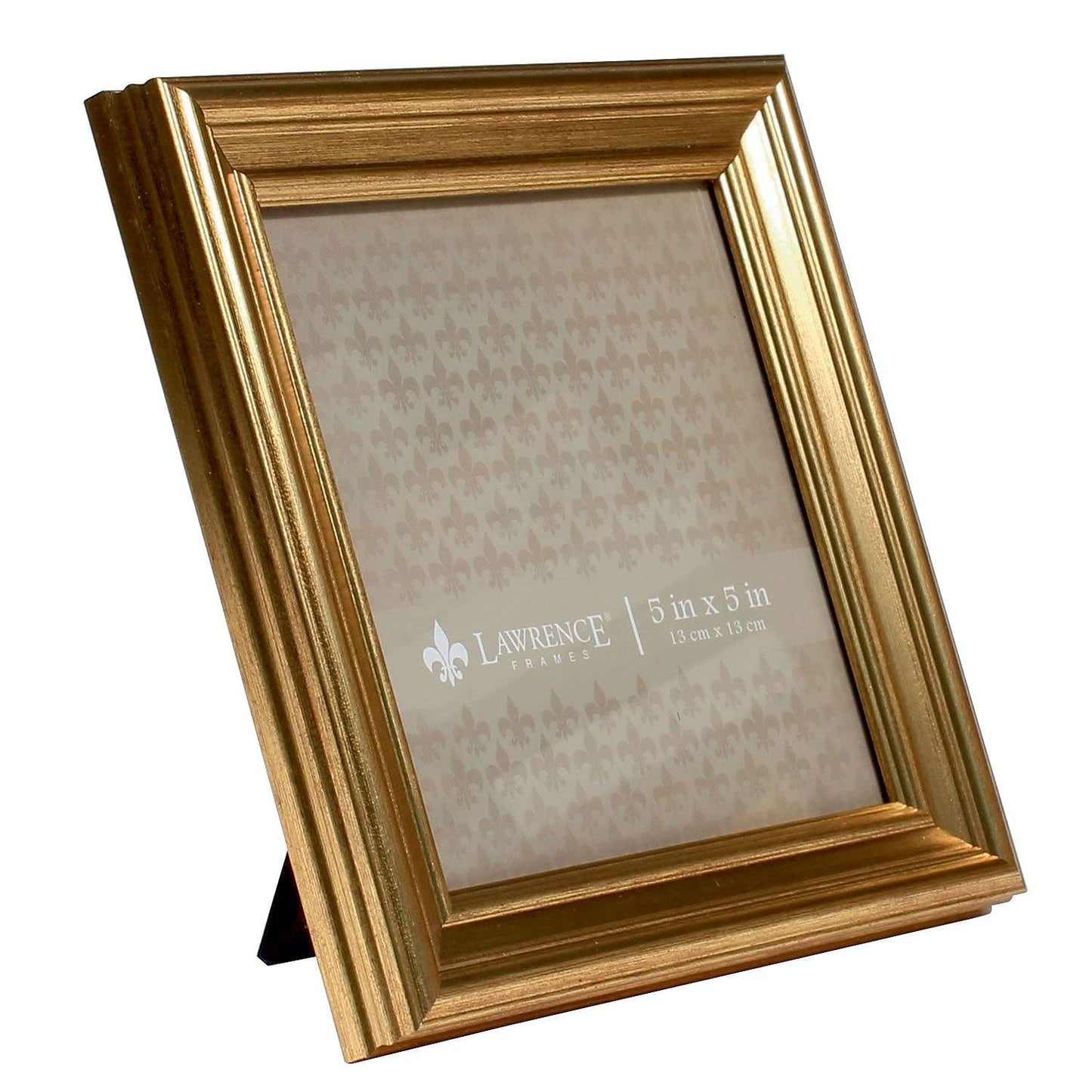 Lawrence Frames 5"L x 5"W Sutter Burnished Gold Picture Frame