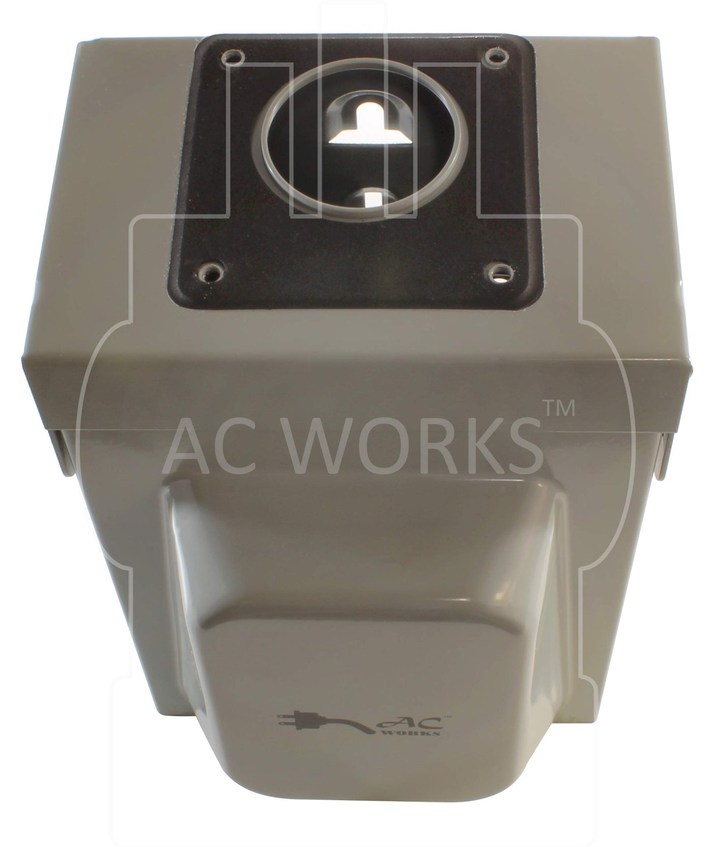 AC WORKS Super Durable Industrial Grade Locking Power Input Inlet (L14-30 Metal Box)