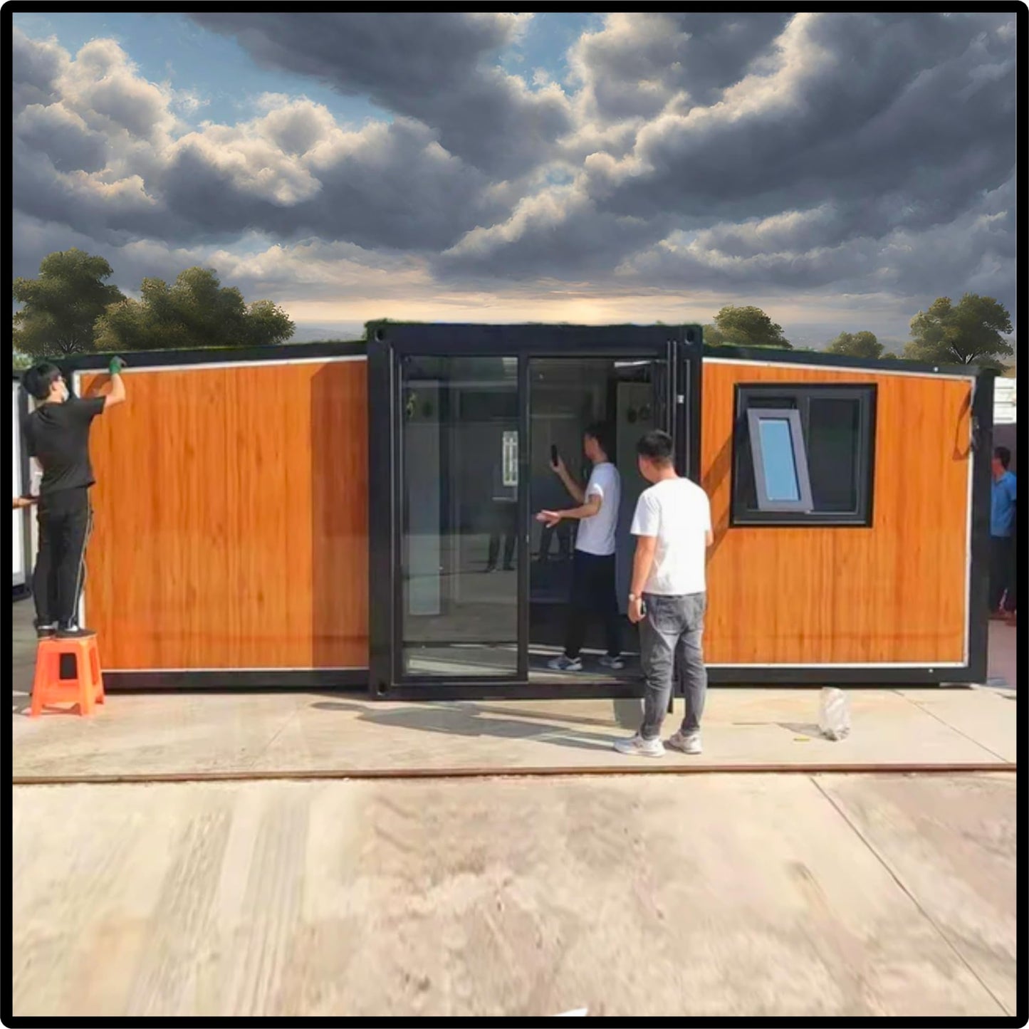 Portable 2 Bedroom Prefabricated House | 40ft Portable House
