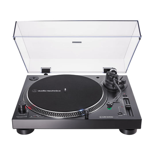 Audio-Technica AT-LP120XUSB-BK Direct-Drive Turntable (Analog & USB), Fully Manual, Hi-Fi, 3 Speed, Convert Vinyl to Digital, Anti-Skate and Variable Pitch Control Black