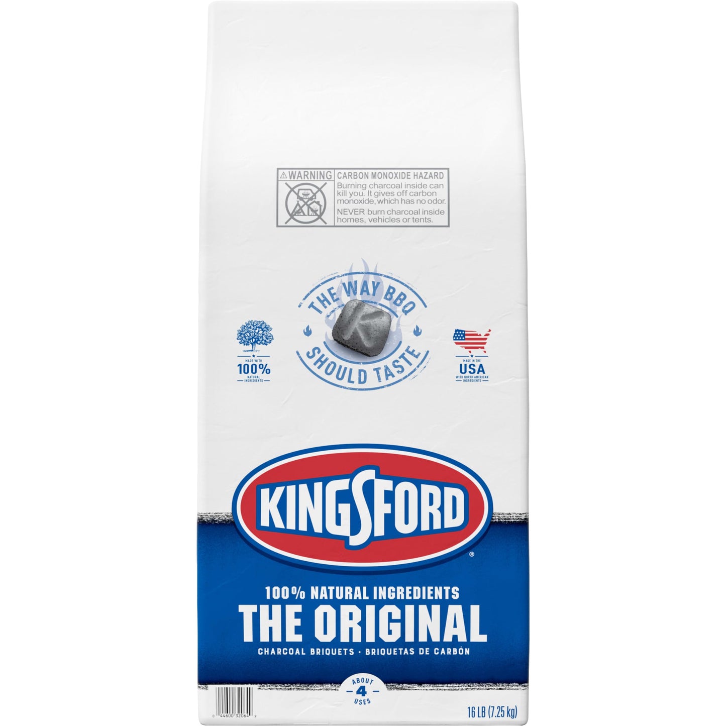 Kingsford Original Charcoal Briquettes, BBQ Charcoal for Grilling, 16 Pounds (Package May Vary)