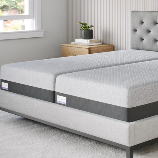 Celestial Sleep Premium Memory Foam Mattress, Bed-in-a-Box, CertiPUR-US, 12 inch Soft - Split King