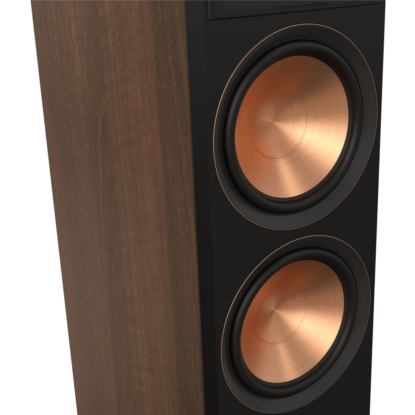 Klipsch Reference Premiere RP-8000F II 2.0 Dual Floorstanding Speaker Pair with Larger 90° x 90° Hybrid Tractrix Horn, 8” Cerametallic Woofers for Premium Home Theater Sound in Walnut