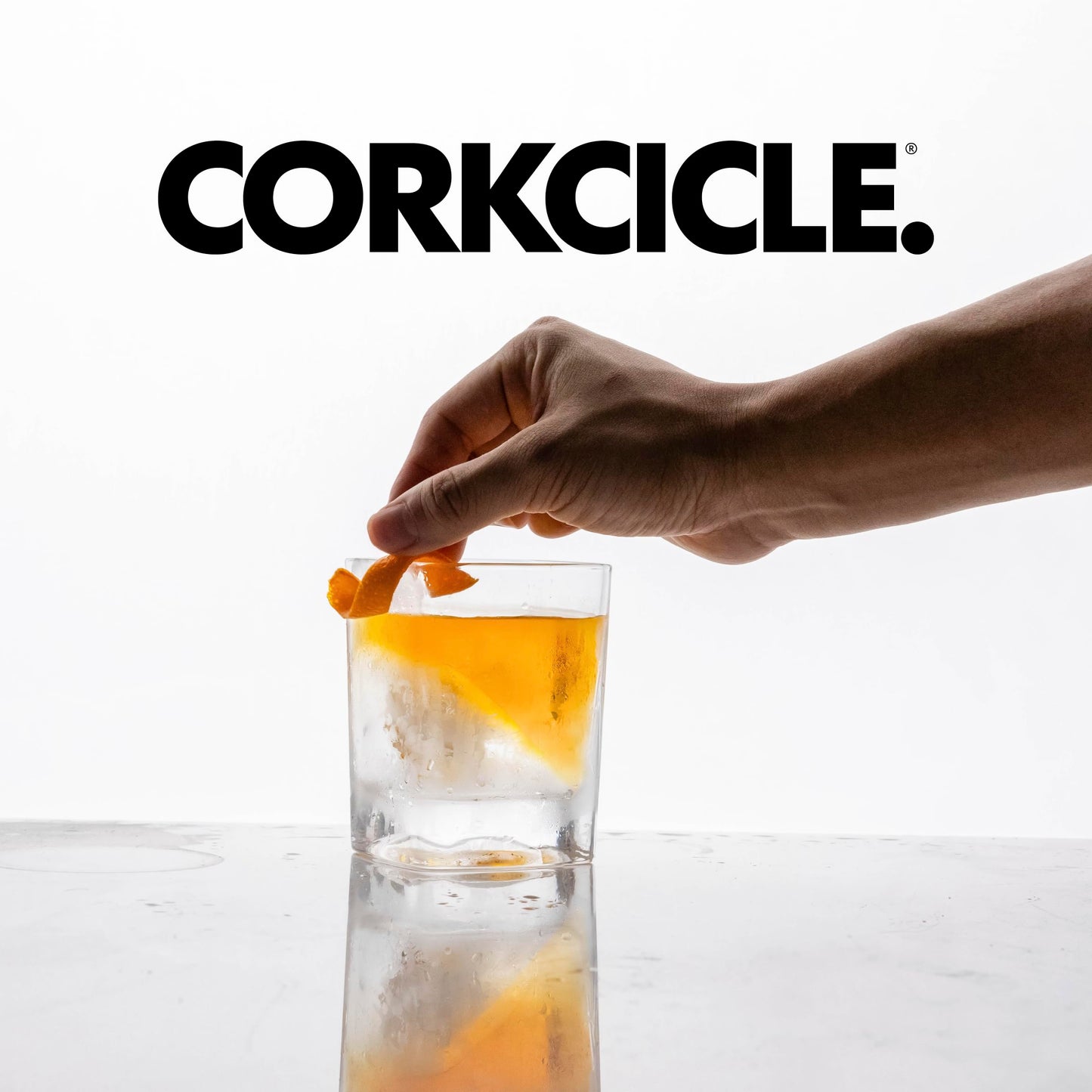 Corkcicle Premium Whiskey Wedge Old Fashioned Glass with Silicone Mold, 9 oz – Perfect for Chilling Whiskey, Tequila, Mocktails, and More – Ice Wedge Melts Slowly to Retain Drinks Full Flavor