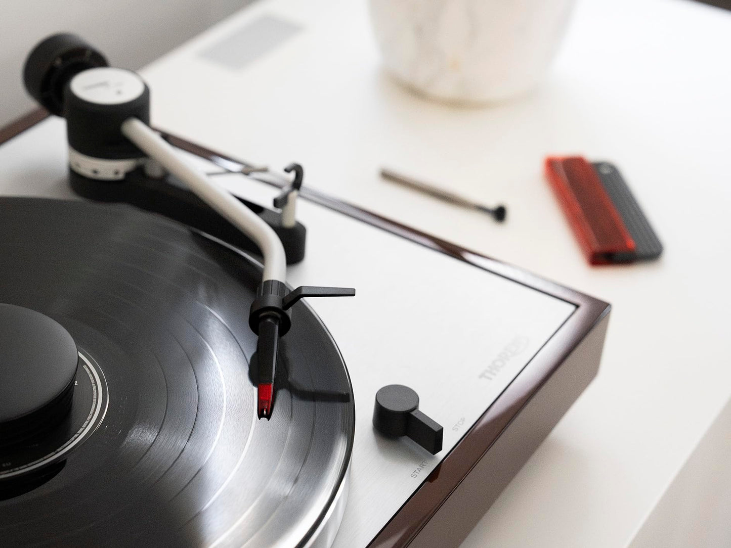 Ortofon Concorde Music Red Phono Cartridge | Tool-Free Installation on S-shaped Tone Arms | Red/Black