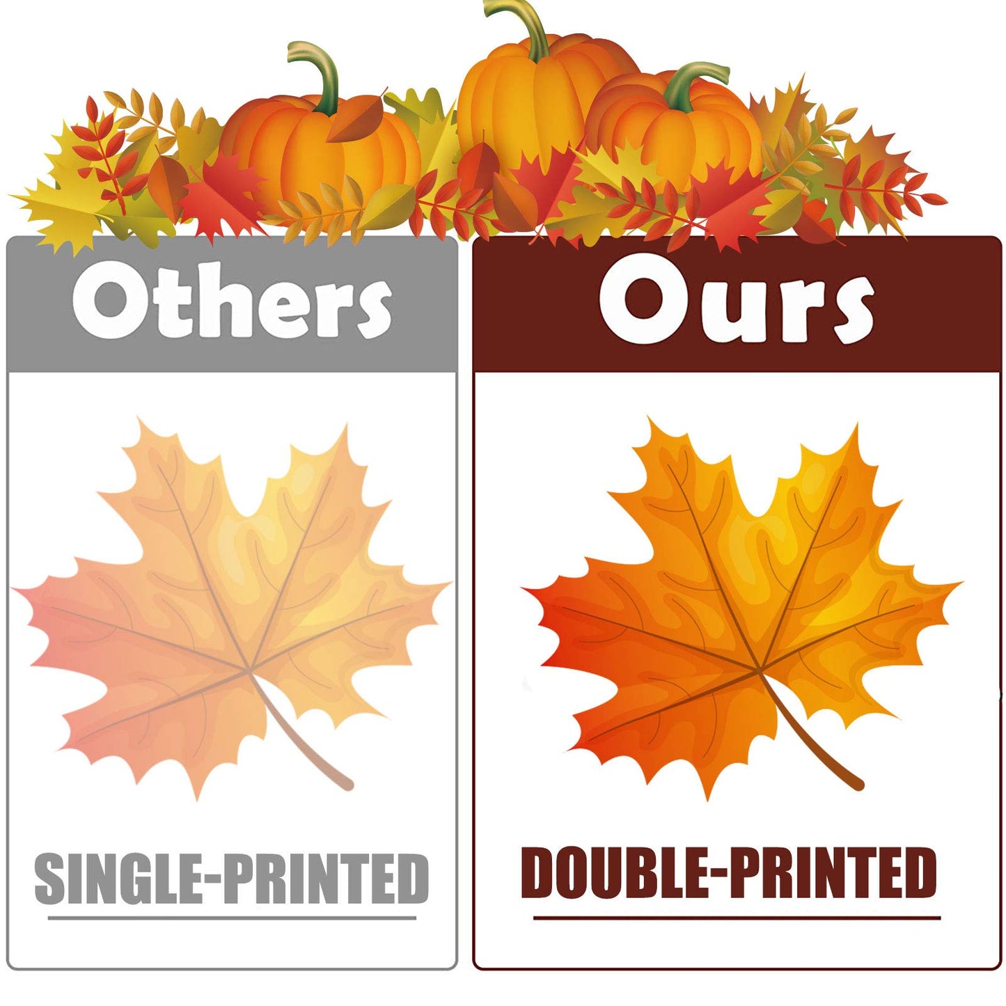 Funnlot Fall Decorations-Fall Window Clings, Thanksgiving Window Clings for Glass 324 PCS Fall Window Stickers Decorations Fall Decor for Home Office Classroom