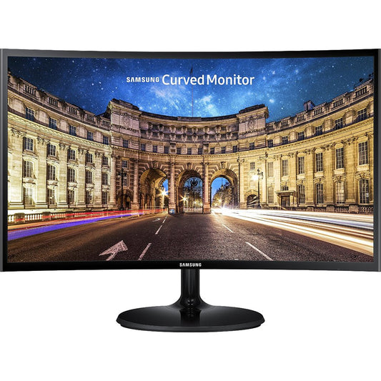 SAMSUNG LC24F390FHNXZA 24-inch Curved LED FHD 1080p Gaming Monitor (Super Slim Design), 60Hz Refresh Rate w/AMD FreeSync Game Mode