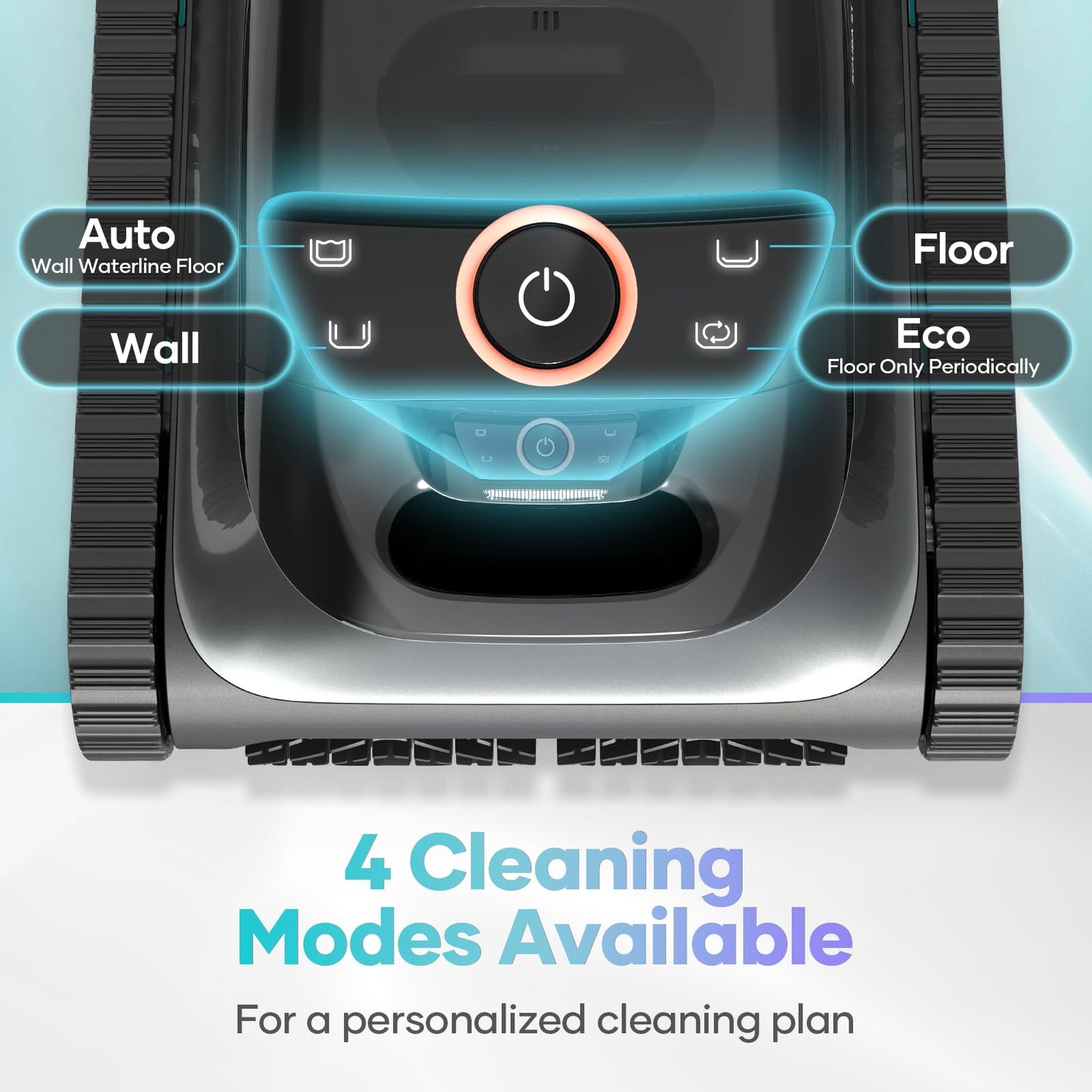 (2024 New) AIPER Scuba S1 Cordless Robotic Pool Cleaner, Pool Vacuum for Inground Pools, Wall and Waterline Cleaning, WavePath 2.0 Smart Navigation, 150 min Battery Life, for Pools up to 1,600 Sq.ft