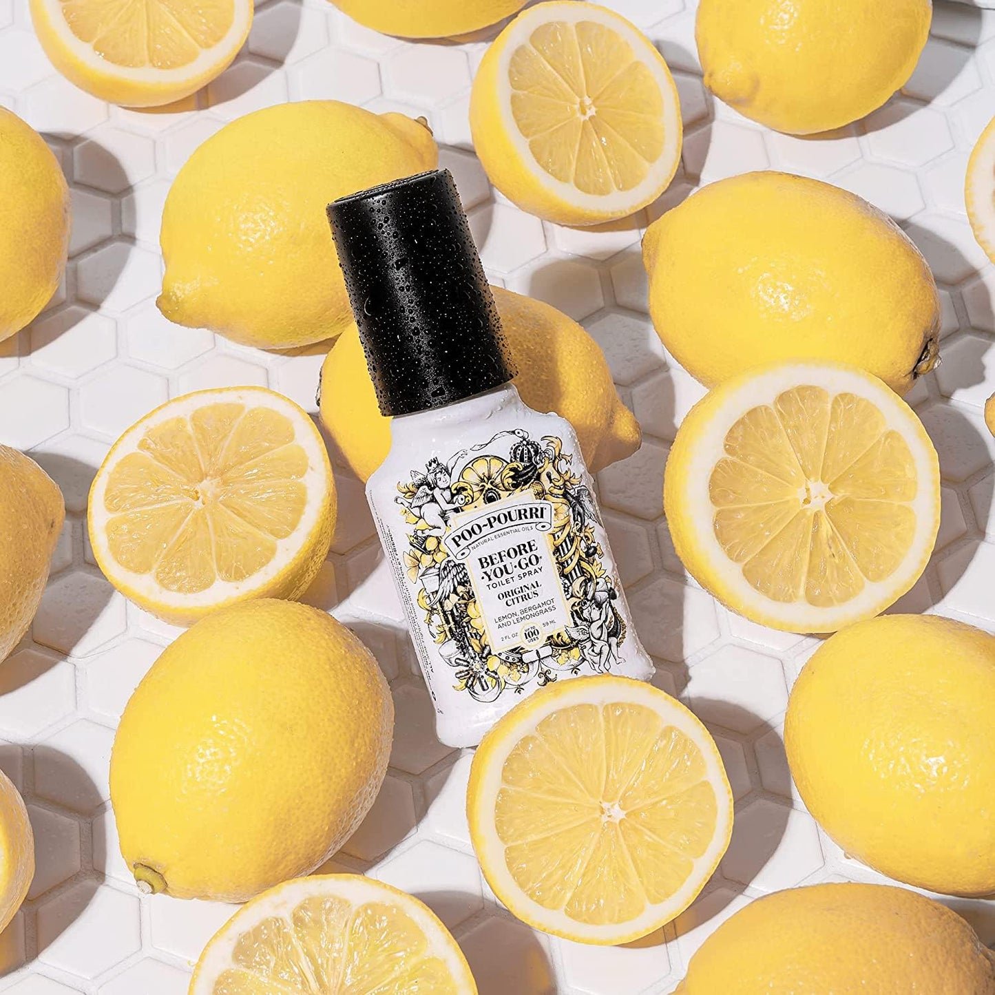 Poo-Pourri Before-You-Go Toilet Spray, Original Citrus, 2 Fl Oz - Lemon, Bergamot and Lemongrass