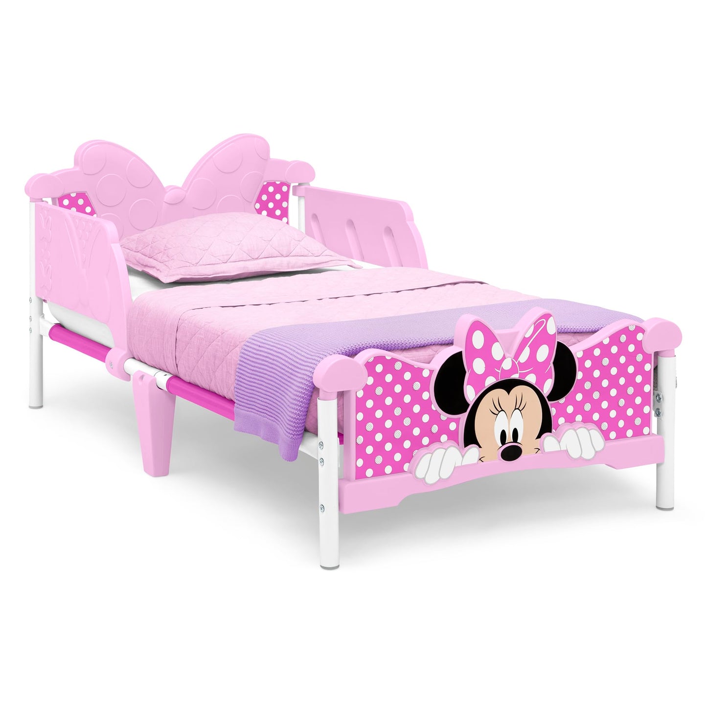 Delta Children - Minnie Mouse 3D Toddler Bed, Pink