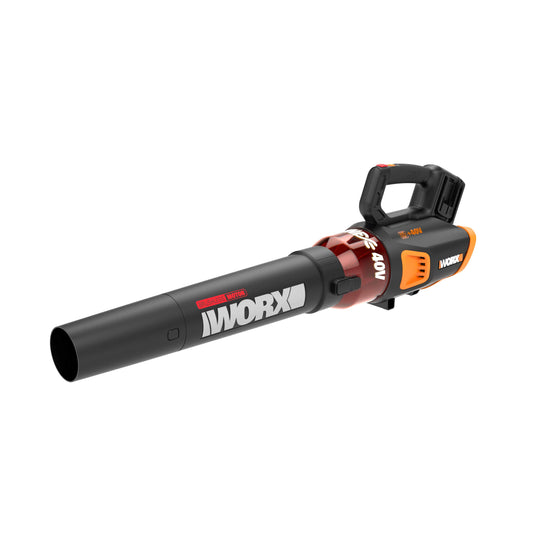 Worx 40V Turbine Leaf Blower Cordless with Battery and Charger, Brushless Motor Blowers for Lawn Care, Compact and Lightweight Cordless Leaf Blower WG584.9 – Tool Only