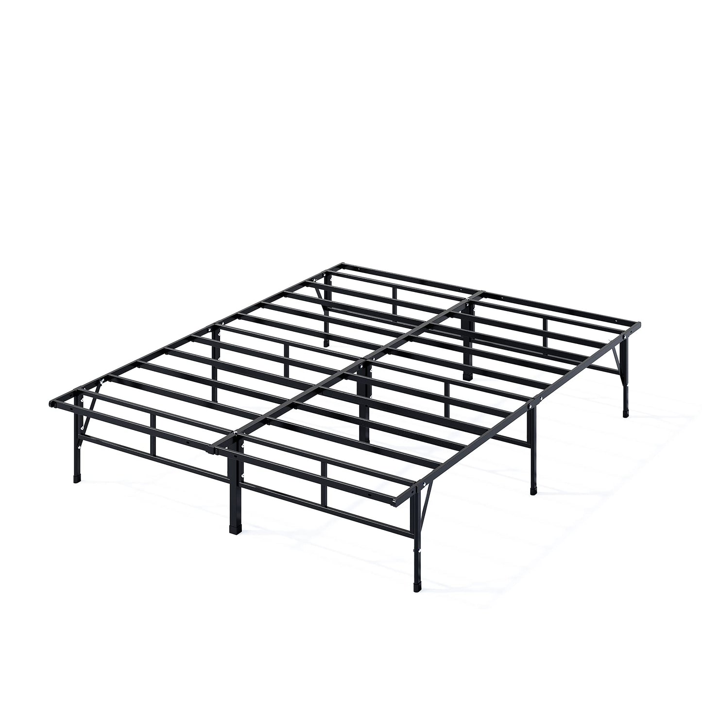 ZINUS SmartBase Compack Mattress Foundation, 14 Inch Metal Bed Frame, No Box Spring Needed, Sturdy Steel Slat Support, California King