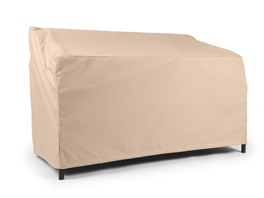 Covermates Outdoor Patio Glider Cover - Heavy-Duty Polyester, Weather Resistant, Drawcord Hem, Seating and Chair Covers, 66W x 34D x 38H, Ripstop Tan