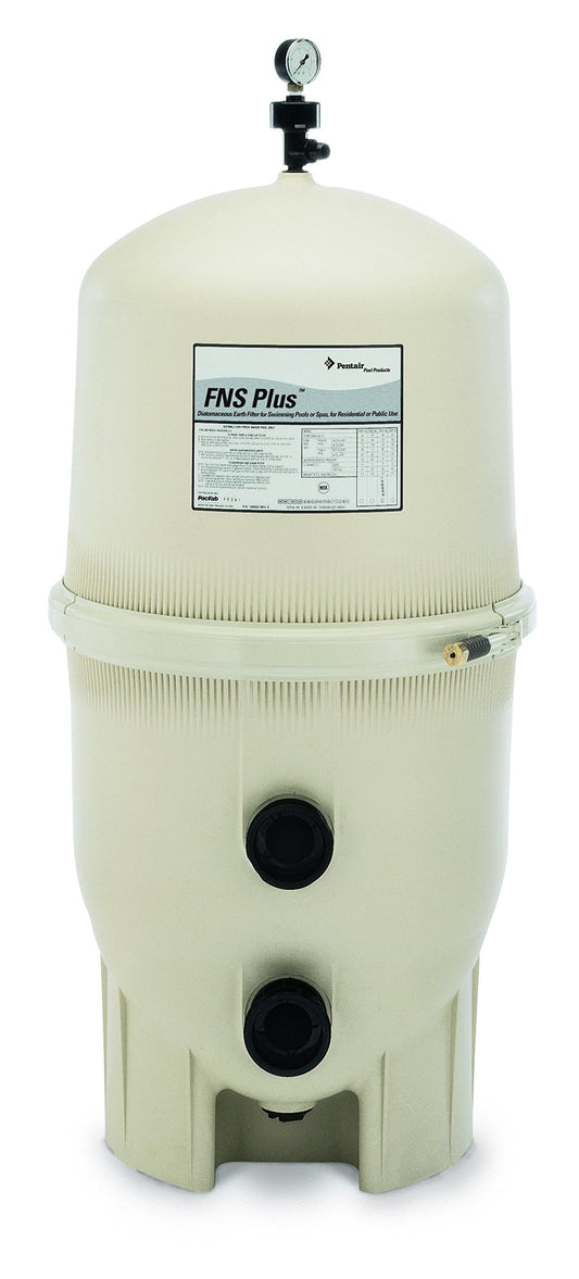 Pentair 180009 FNS Plus Fiberglass Reinforced Polypropylene Material, Vertical Grid, D.E. Pool Filter, 60 Square Feet, 120 GPM