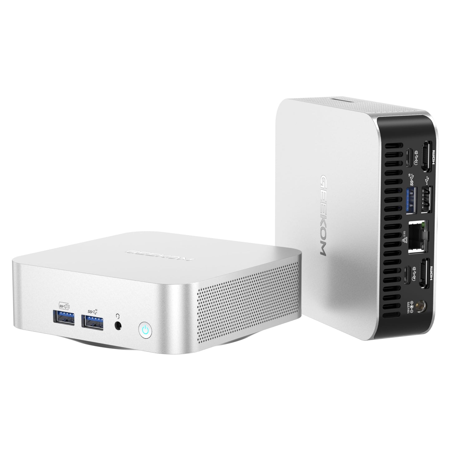 GEEKOM A7 Mini PC, AMD Ryzen 9 7940HS Mini PC Windows 11 Pro (8 Core 16 Threads, up to 5.2GHz) 32 GB DDR5 2TB PCIe Gen4 SSD Mini Computer | AMD Radeon 780M | BT5.2 | Wi-Fi 6E | USB4 | 8K