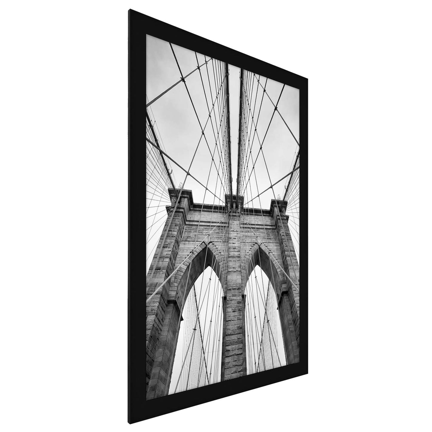 Americanflat 20x30 Poster Frame with Polished Plexiglass - Epic Collection - Gallery Wall Frames with Engineered Wood - Wide Photo Frame for Wall Display - Black